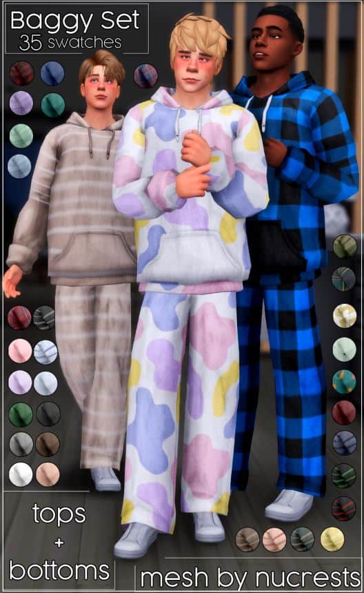 Male Baggy Jogging Set