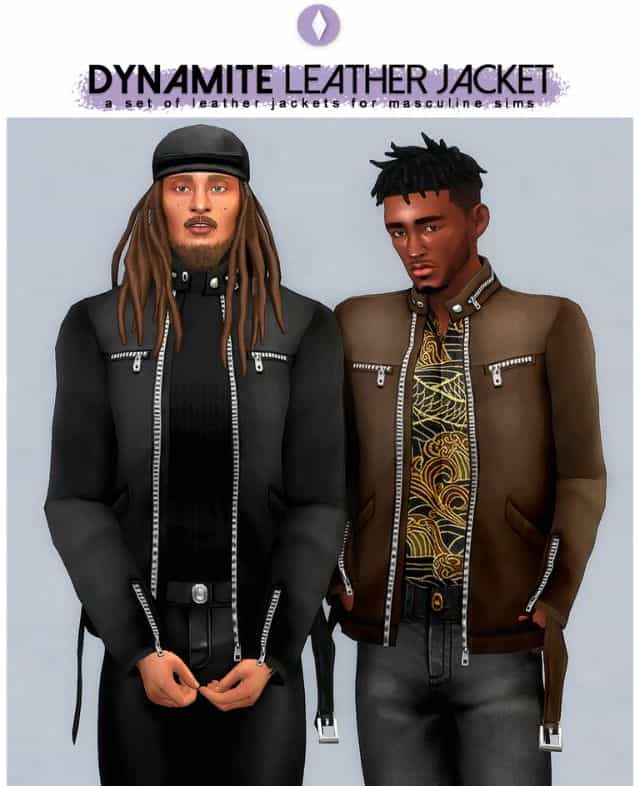 Male Dynamite Leather Jacket