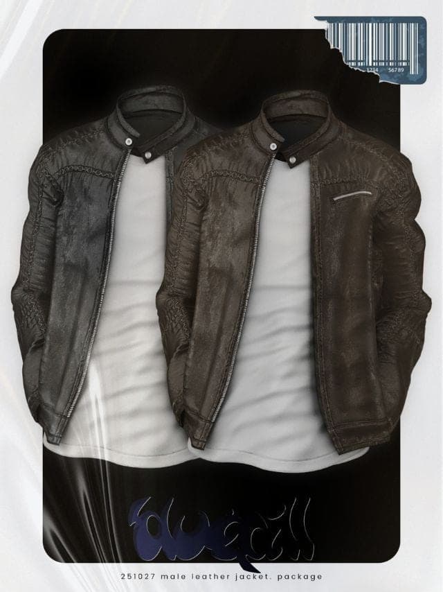 Male Leather Jacket