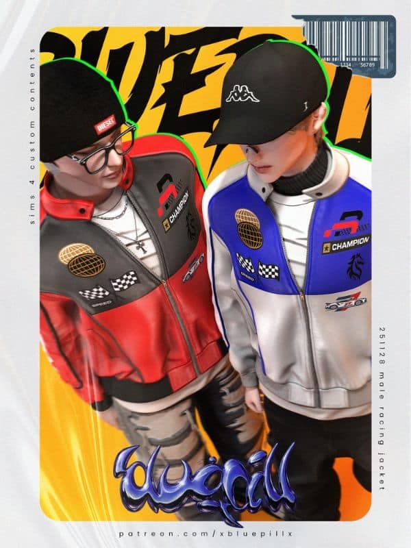 Male Racing Jacket
