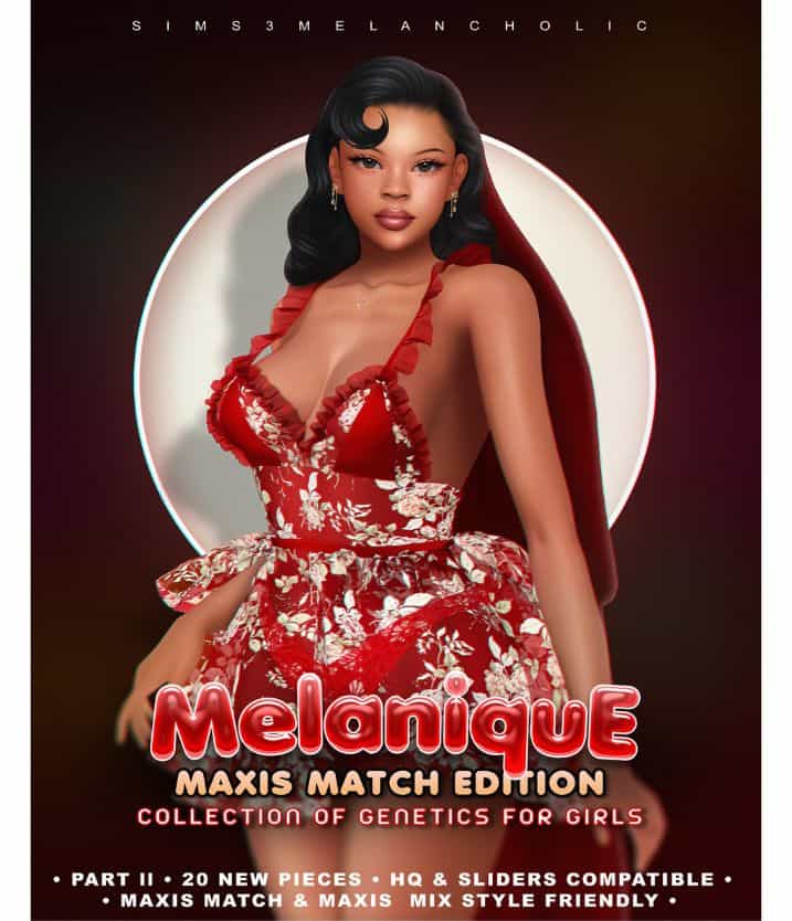 Melanique Maxis Match Genetics