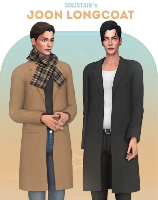 Men’s Fall-Time Long Coat