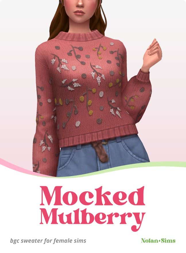 Mulberry Fall Sweater CC