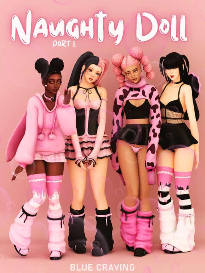 Naughty Doll CC Set