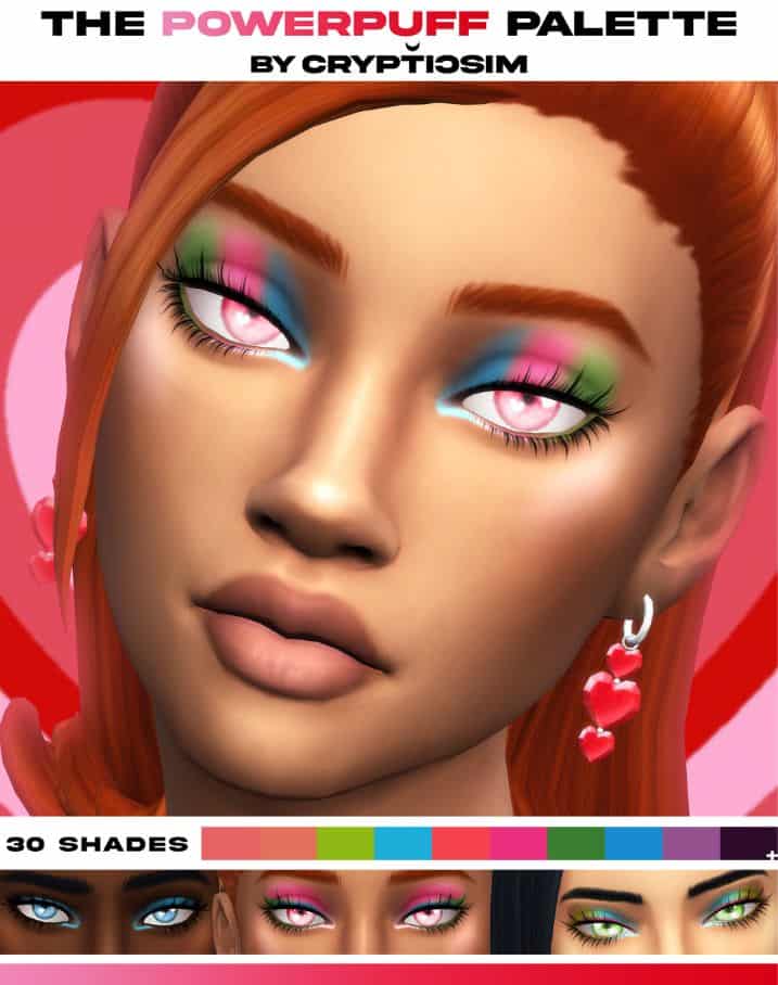 Neon Eyeshadow CC