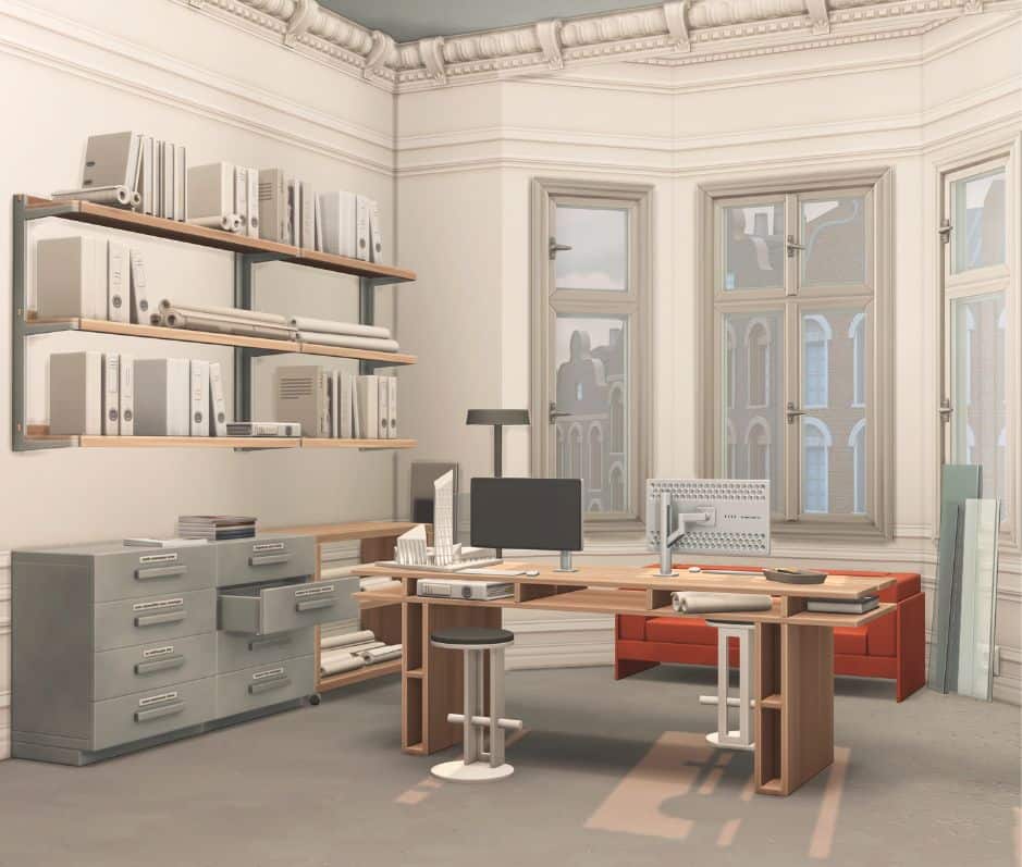 Office CC Pack for Sims 4
