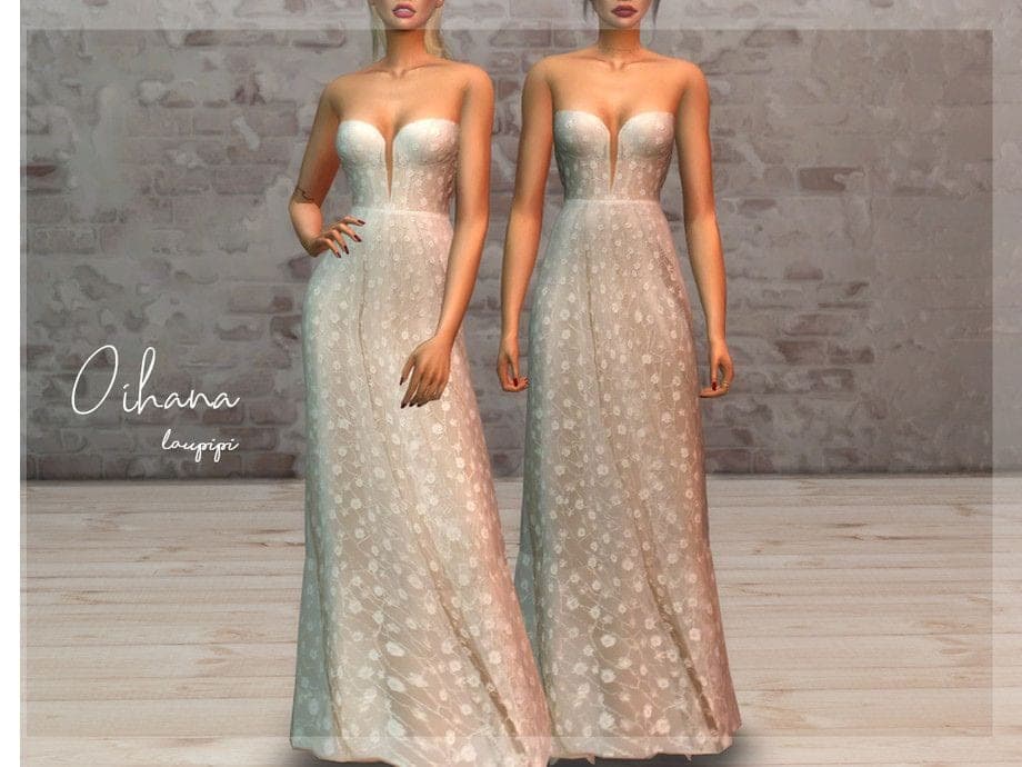 Oihana Floral Wedding Dress