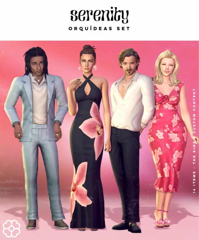 Orquideas Clothing Set