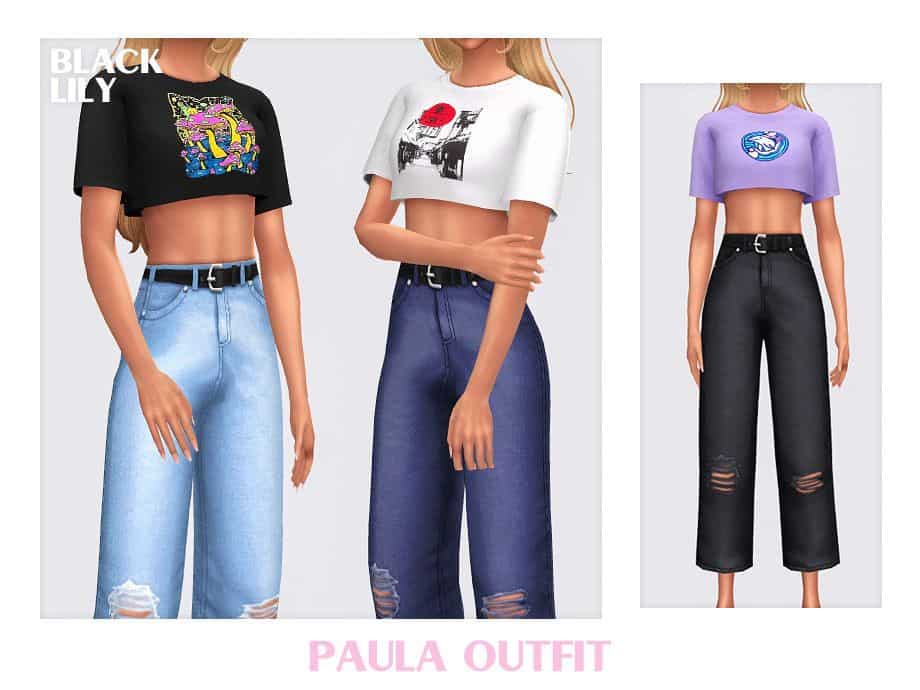 Paula Sims 4 Outfit