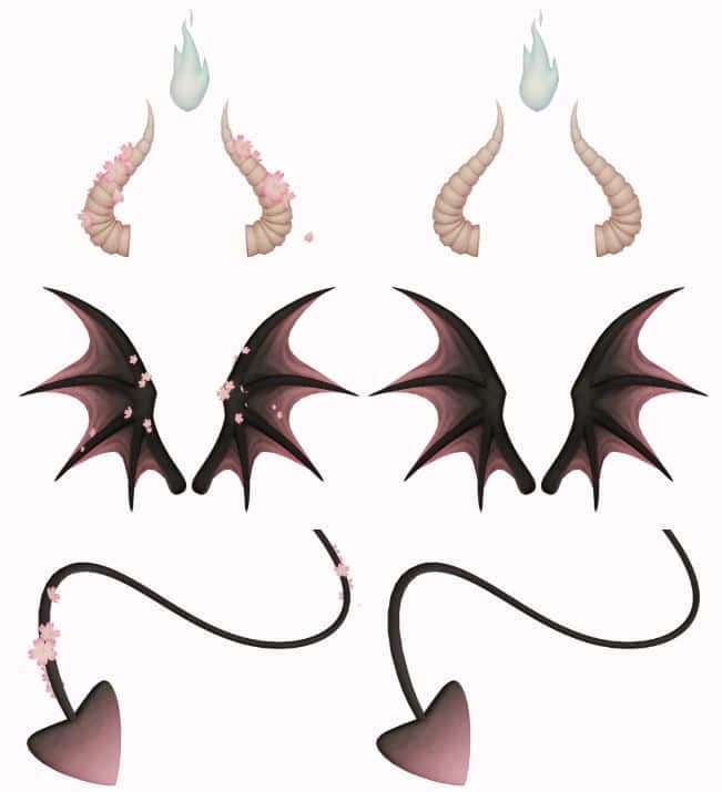 Sakura Demon Set