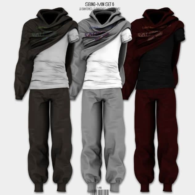 Seung-Min Male Clothing Set