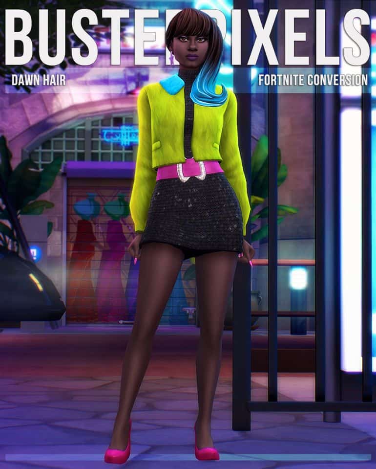 Sims 4 80s Hair CC