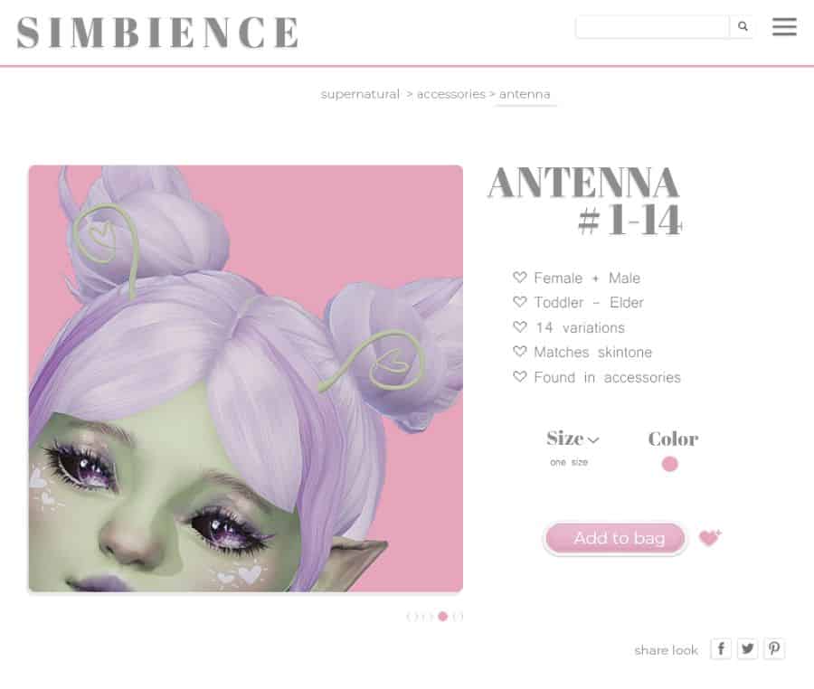 Sims 4 Alien Antennas