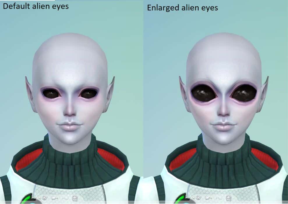 Sims 4 Alien Eye Preset