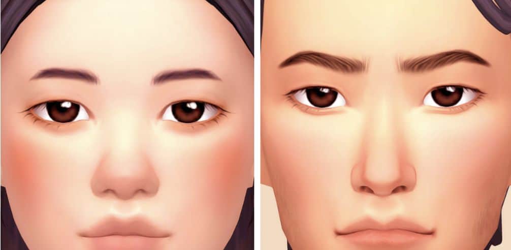 Sims 4 Asian Eye Preset