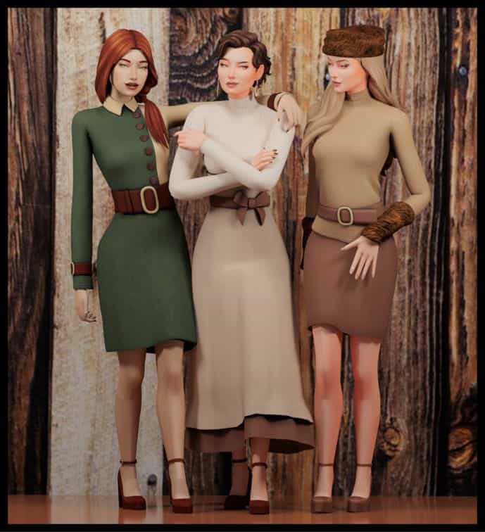Sims 4 Autumn CC Collection