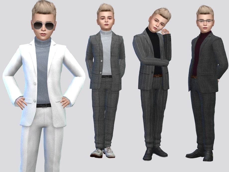 Sims 4 Boys Suit CC
