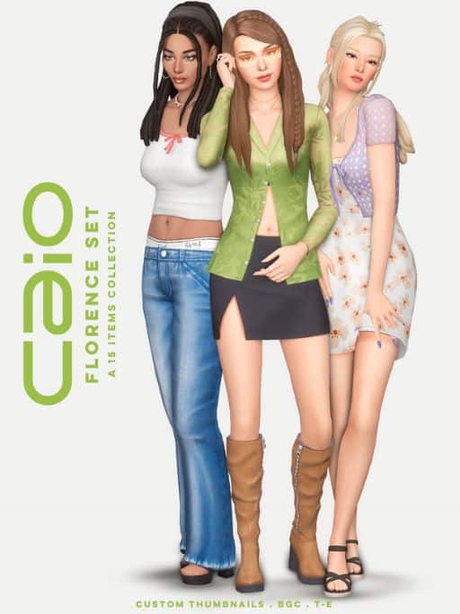 Sims 4 CC Clothes Pack for Female Sims