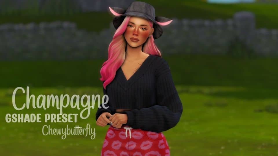 Sims 4 Champagne GShade Preset
