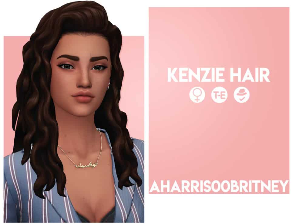 Sims 4 Curly Hair Set