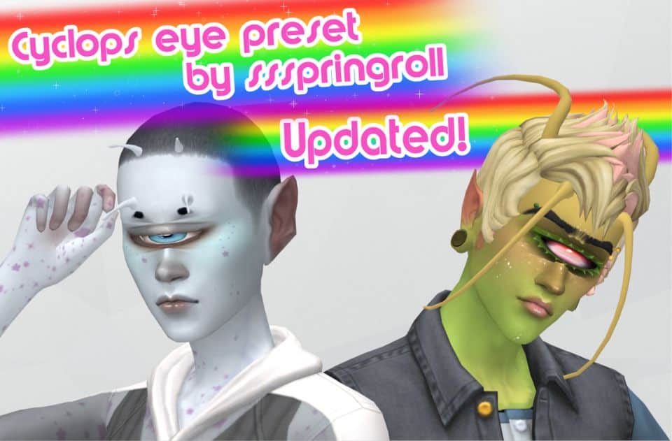 Sims 4 Cyclops Eye Preset