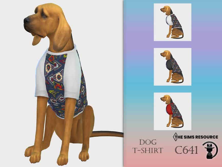 Sims 4 Dog Shirt CC