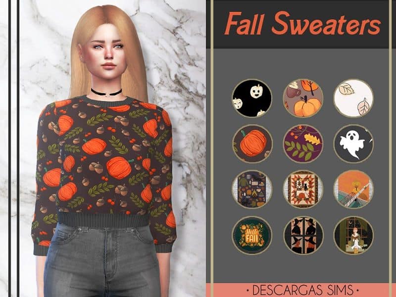 Sims 4 Fall Sweaters