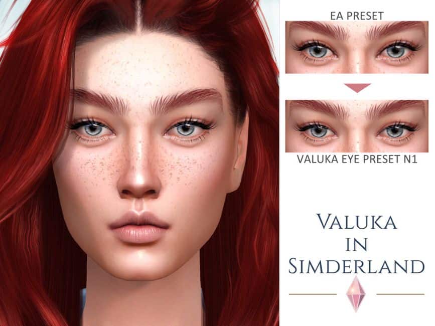 Sims 4 Female Eye Preset