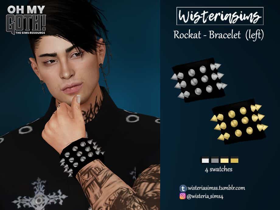 Sims 4 Goth Bracelet
