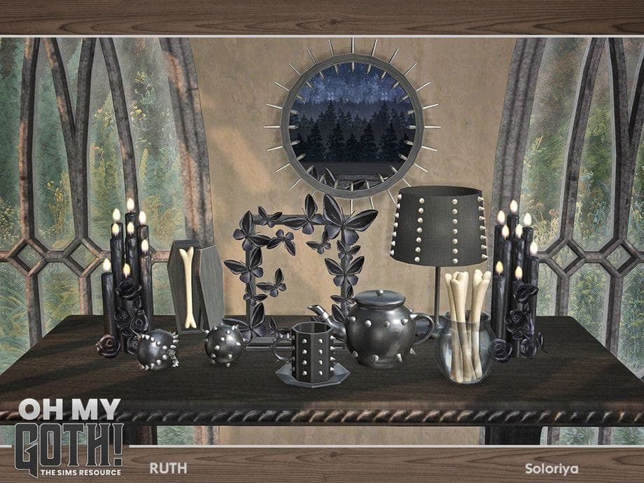 Sims 4 Gothic Home Decor