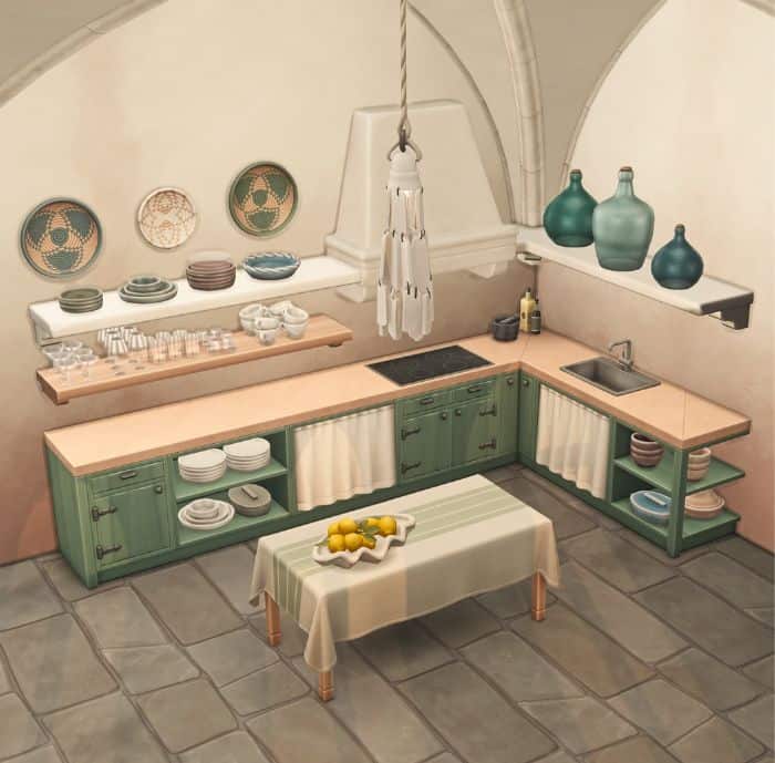 Sims 4 Grove Kitchen Set