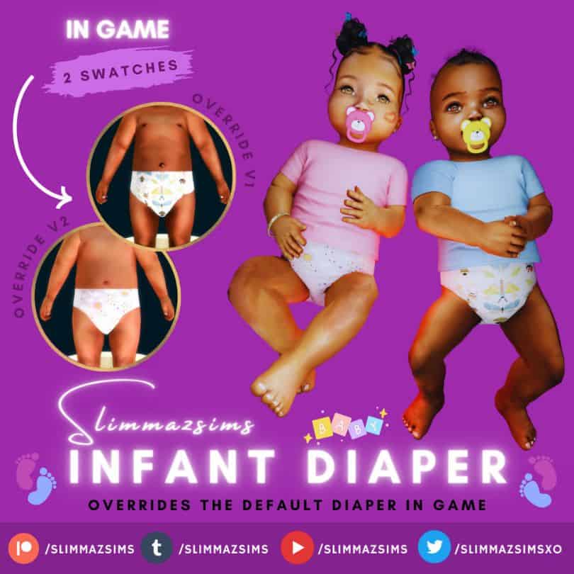 Sims 4 Infant Diaper Override