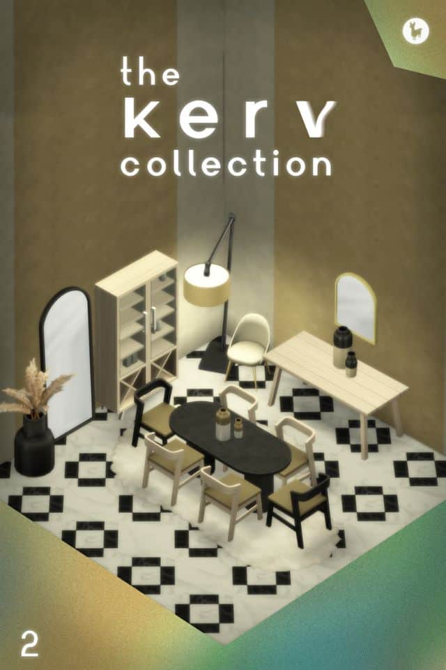 Sims 4 Kerv Furniture CC