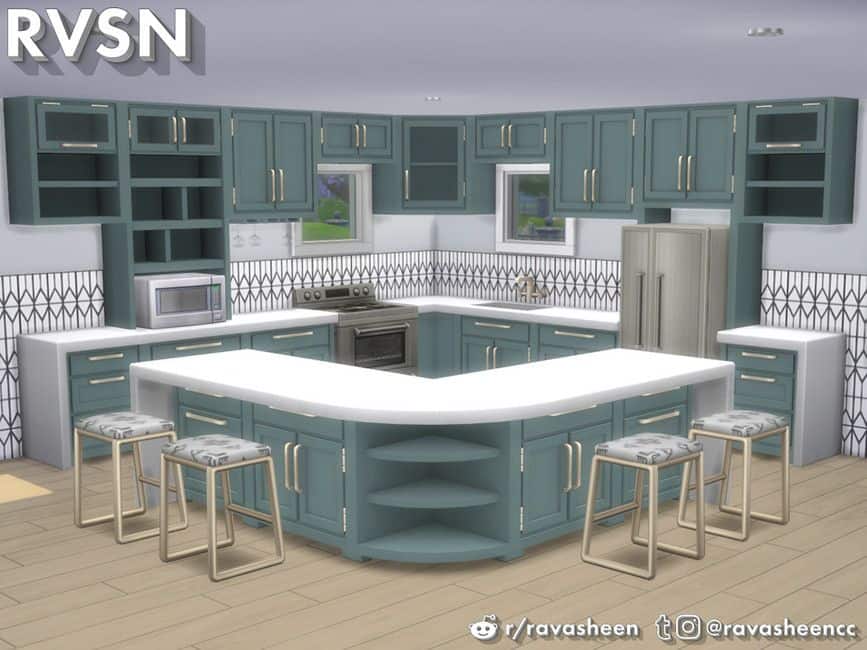 Sims 4 Kitchen CC Set