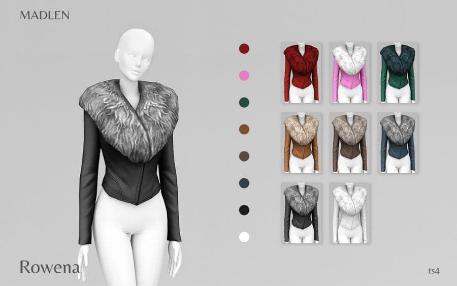 Sims 4 Leather Jacket With Fur
