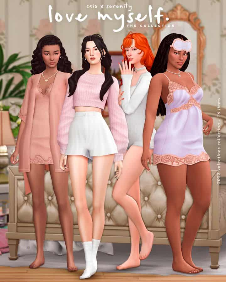 Sims 4 Loungewear CC Packs