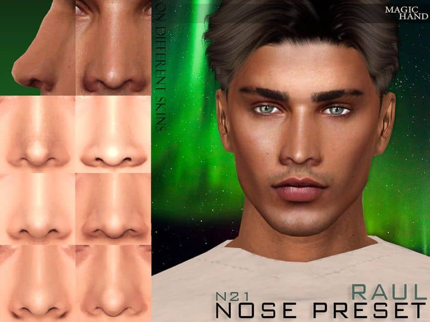 Sims 4 Male Nose Preset