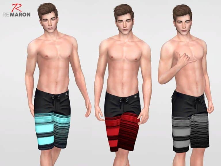 Sims 4 Men’s Bathing Suit Recolor
