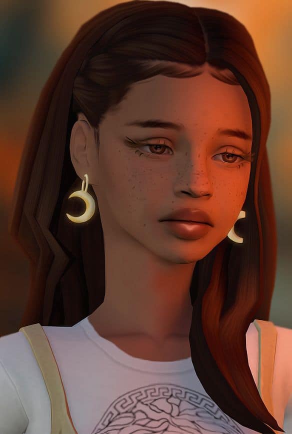 Sims 4 Moon Earrings
