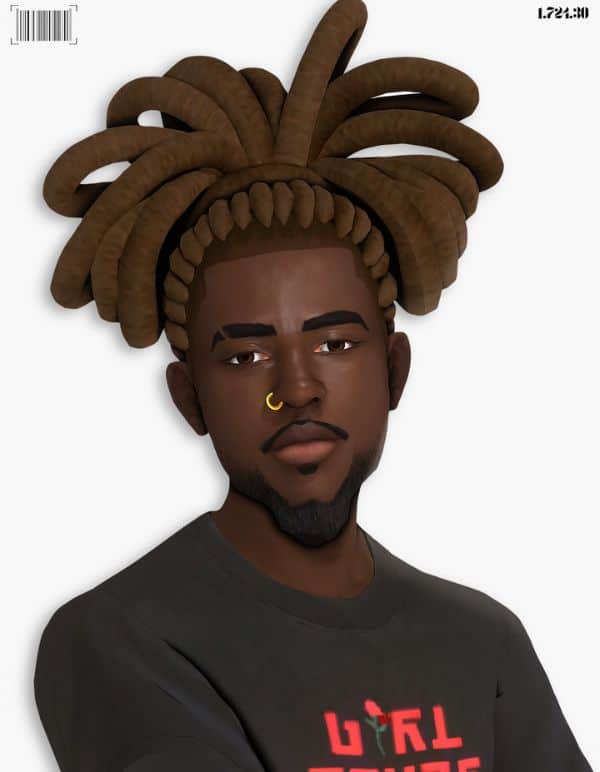 Sims 4 Moxam Hair Locs