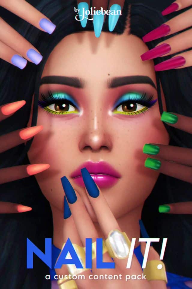 Sims 4 Nails CC Pack