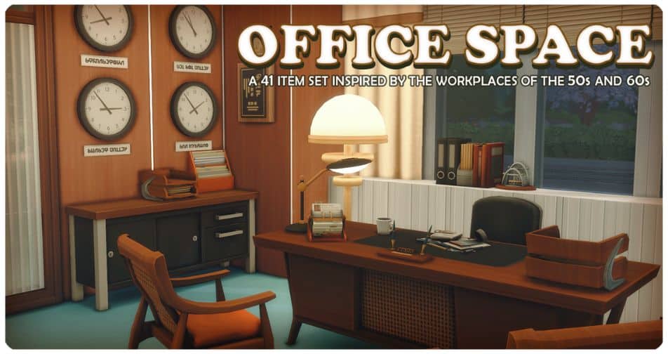 Sims 4 Office Furniture CC