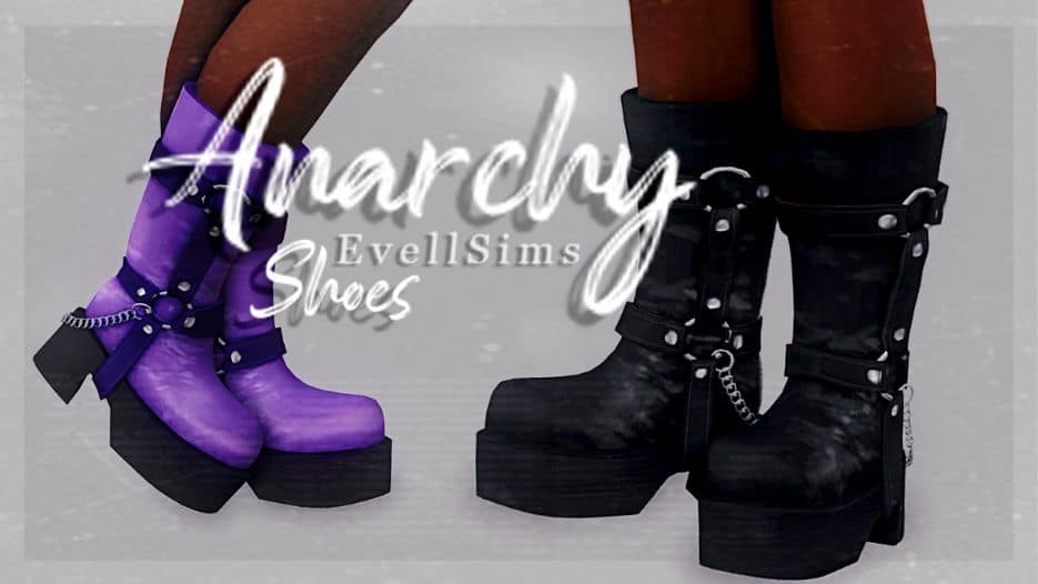 Sims 4 Platform Boots CC