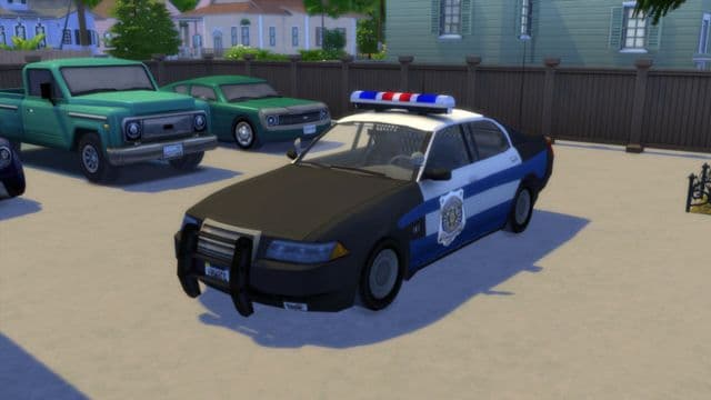 Sims 4 Police Car CC