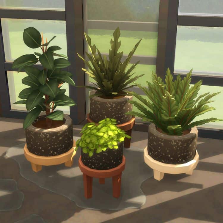 Sims 4 Potted Plants CC