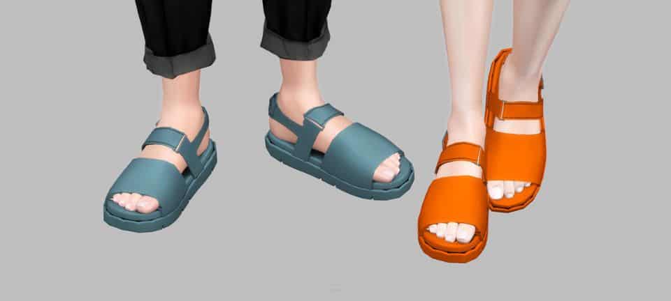 Sims 4 Sandals CC