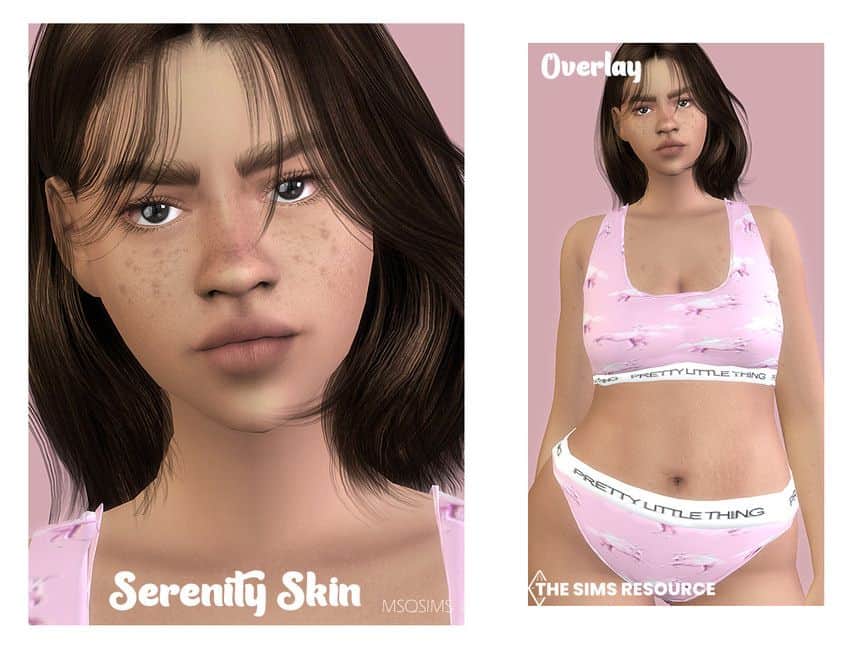 Sims 4 Serenity Skin Overlay