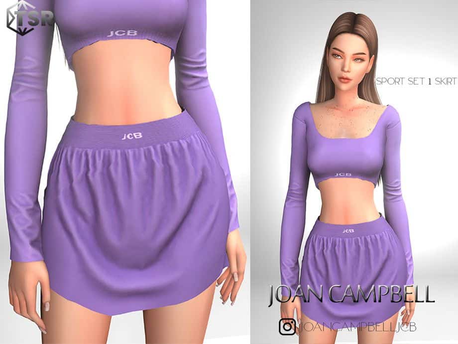 Sims 4 Sports Skirt CC