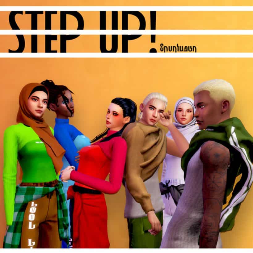 Sims 4 Step Up CC Clothing Set
