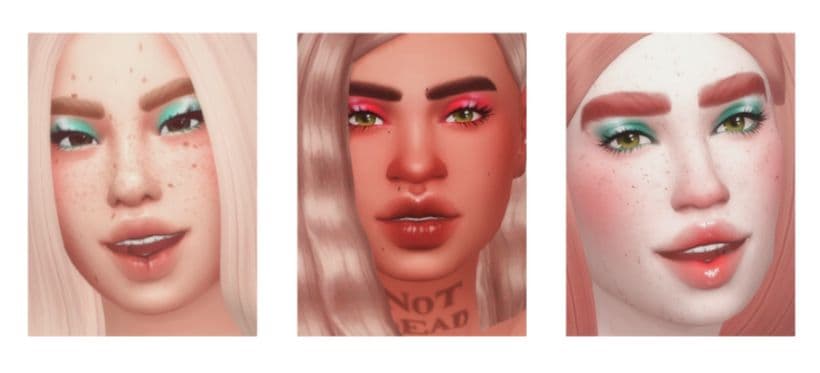 Sims 4 Thick Brows Set
